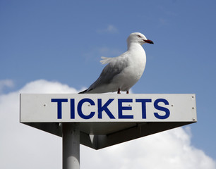 ticket sign