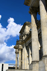 front of the reichstag