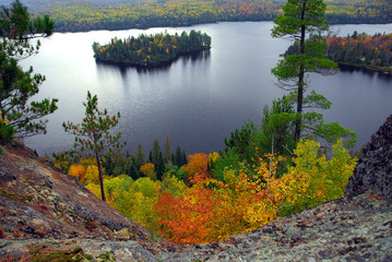 Wall Mural - lake scenery