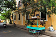 india, pondicherry: french colonial architecture