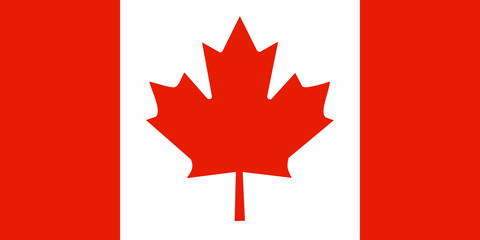 Wall Mural - canada flag kanada fahne