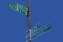 Harlem Street Sign