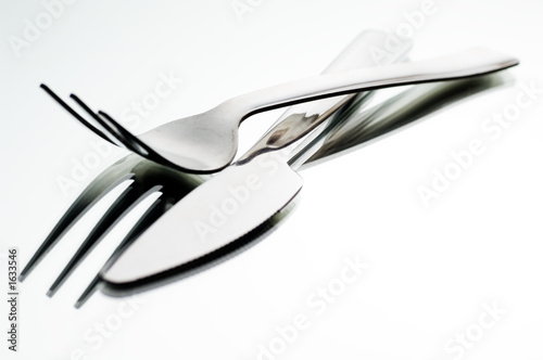 Board z aluminiowym obramowaniem Nóż i widelec