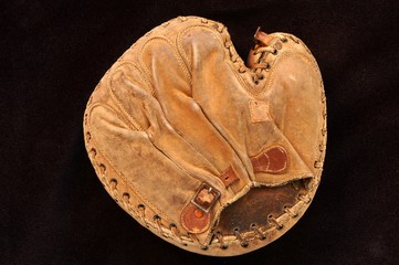 old catchers mitt