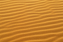 Pattern Of Golden Sand On Sand Dune
