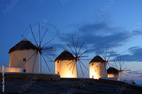 Foto-Doppelrollo - windmill (von PixAchi)