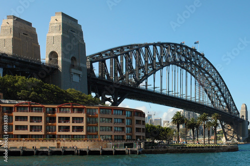 Obraz na płótnie canvas czteroczęściowy "tetraptyk" Sydney Harbour Bridge