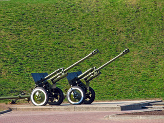 two cannons