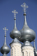 cupolas and crosses on the russian church