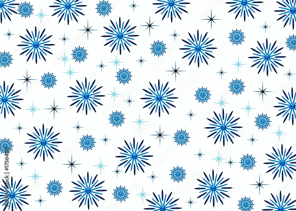 Foto-Plissee - christmas background. snowflakes