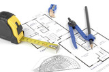 Fototapeta Sypialnia - floor plan