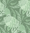 seamless leafy pattern