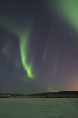 Wall Mural - streaks of northern lights