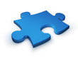 puzzleteil blau 2 - puzzle piece blue