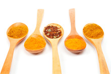 Spices In The Spoons