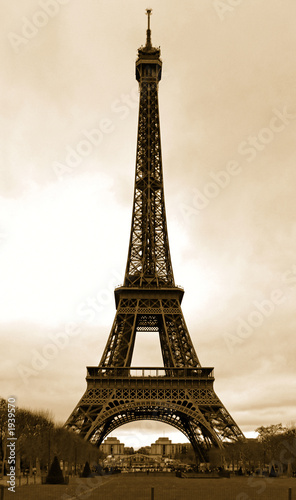 Board z aluminiowym obramowaniem Tour eiffel