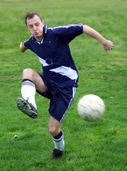 Canvas Print - soccer player