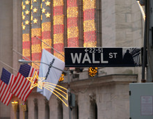 Wall Street At Lower Manhattan