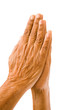 old hands praying