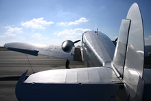 Vintage Airplane - Tail View