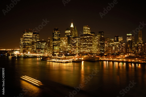 Plakat na papierze fotorealistycznym New York East River