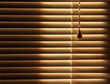 closed venetian blinds background