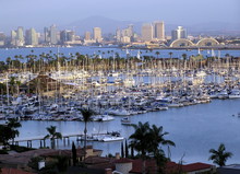 San Diego Skyline And Marina