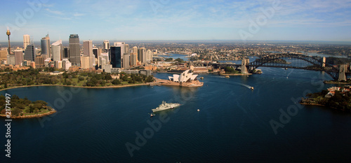 Obraz na płótnie canvas Powietrzna linia horyzontu Sydney
