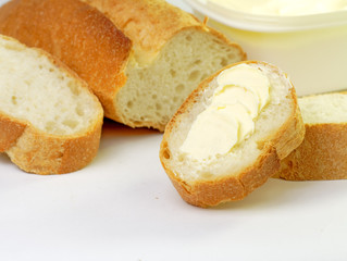 Wall Mural - bread with margarine