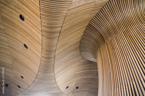 Obraz w ramie architectural details of welsh assembly building