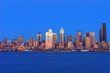 canvas print picture seattle skyline