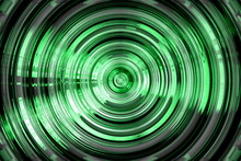 Abstract Green Hypnotic Background