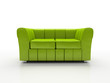 © Dmitry Berg - green sofa on white background  insulated 3d