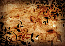 Aged Floral Background