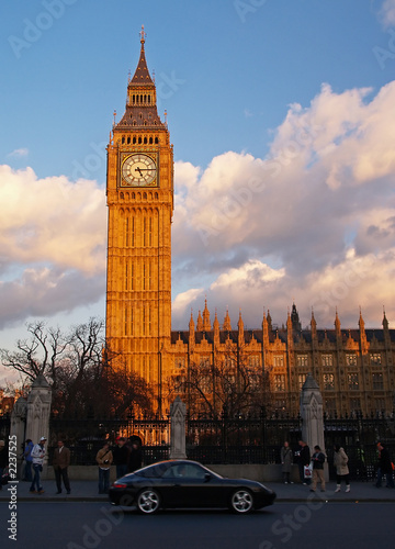 Plakat na papierze fotorealistycznym Big Ben w Londynie