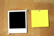 © kmit - blank post-it and polaroid