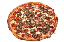 Pepperoni And Mushroom Pizza