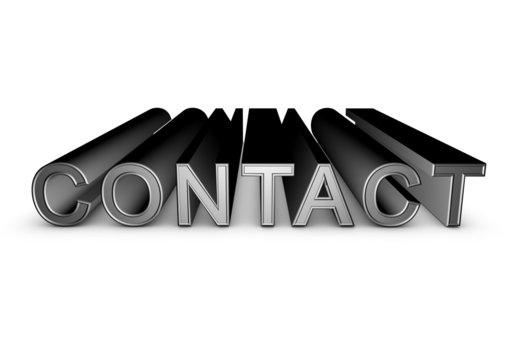 contact 3d sign