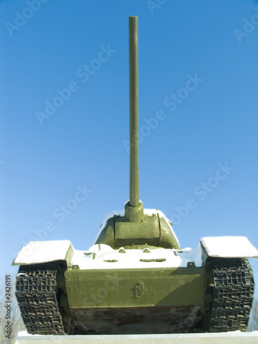 Naklejka samoprzylepna Pomnik zbiornika T34