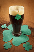 Dark Irish Beer For St Patick's Day