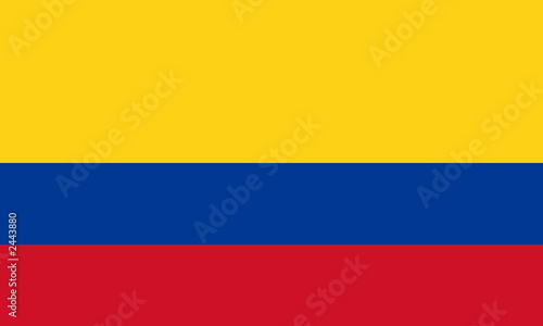 Fotomural kolumbien fahne colombia flag