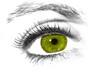artwork of an green eye