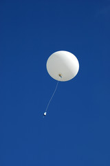 weather balloon ascending