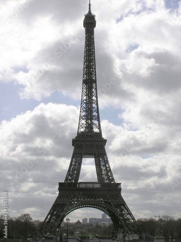 Board z aluminiowym obramowaniem Tour eiffel
