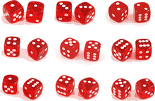 9 Sets Of Dice
