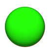 canvas print picture - grüner ball - green ball