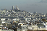 Fototapeta Paryż - le sacre-coeur vue depuis la tour eiffel