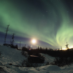 Wall Mural - aurora borealis display