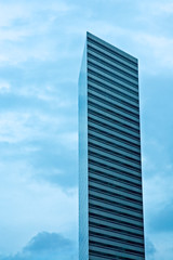 Poster - blue skyscraper