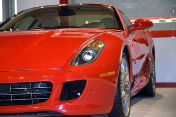 Wall Mural - red sports car